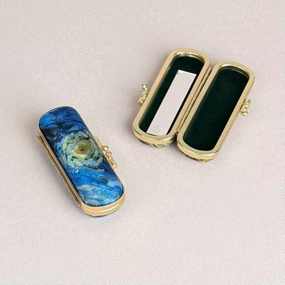 Van Gogh Inspired Lipstick Holder by Cathayana | The Starry Night - Picture 1 of 1